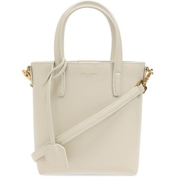 SAINT LAURENT Mini Toy Shopper Crossbody Bag Creme Weiss 773995 AADDI 9207 125048291 [P]