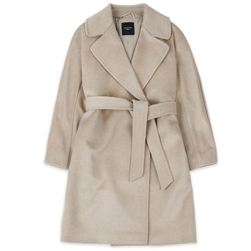 MaxMara Women's Corte Belted Wrap Coat (Dove Gray) 2525016062600 002 148680155 [P]