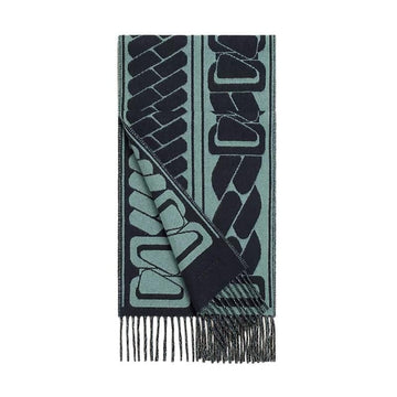 Hermes Clic, C'est Noue Scarf Marine/Celadon H392917T 02 159292605 [P]
