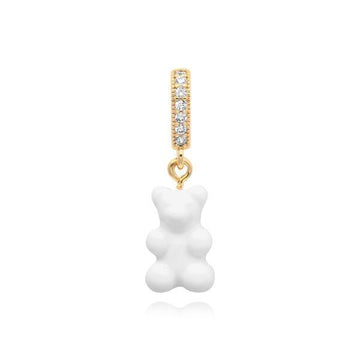 Crystal Haze Jewelry NOSTALGIA BEAR-POWDER-PAVE CONNECTOR 40948776 [P]