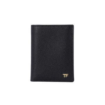 Tom Ford Grained Leather Folding Small Men's Card Wallet 158352136 [P]