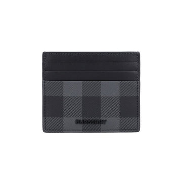 BURBERRY Geldbörse mit metallischem Logo, Karomuster, Herren Kartenetui 155922714 [P]