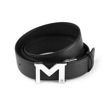 MONTBLANC Gürtel 127697 M Schnalle Schwarz Wendegürtel 45056559 [P]