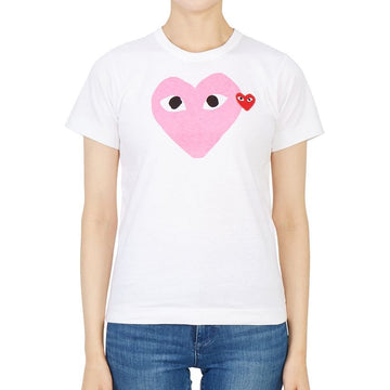 COMME DES GARCONS ピンクハート レディース 半袖 Tシャツ AZ T105 051 4 159298165 [P]