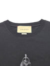 Gucci Printed Jersey T-Shirt Black A+ (771758) 159298396 [P]