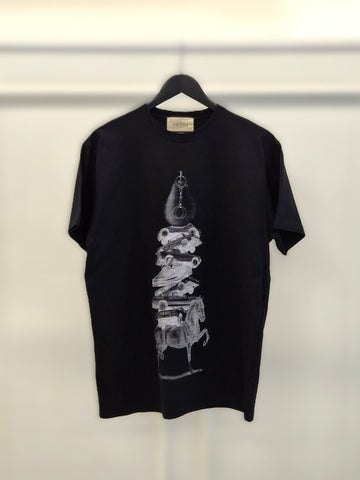 GUCCI Jersey-Print-Shirt Schwarz (771758) 159298396 [P]