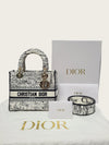 DIOR Weiße Schwarze Paris Damen Di Lightbag Medium 159298443 [P]