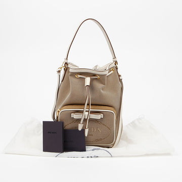 Prada Duet Bucket Tote Shoulder Bag 158680059 [P]