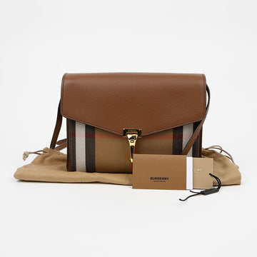 Burberry McKen Small House Check Crossbody Bag Brown 158796099 [P]
