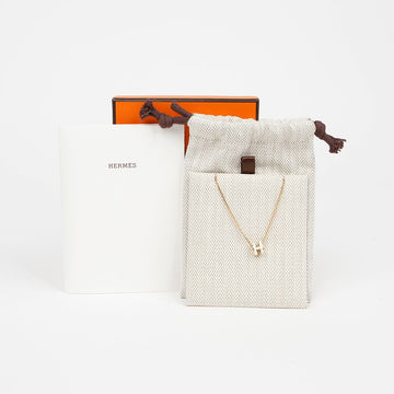 HERMES ミニポパッシュペンダントローズゴールドハードウェア 158796113 [P]