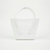 Bottega Veneta Arco Rubber Mini Tote Bag Chalk 159023352 [P]