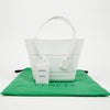 Bottega Veneta Arco Rubber Mini Tote Bag Chalk 159023352 [P]