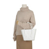 Bottega Veneta Arco Rubber Mini Tote Bag Chalk 159023352 [P]