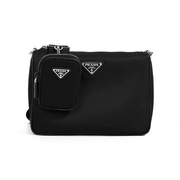 Prada Crossbody Bag Triangle Logo Black 140560038 [P]