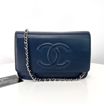 CHANEL WOC Chain Crossbody Bag Navy 159305361 [P]