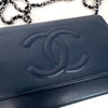 CHANEL WOC Chain Crossbody Bag Navy 159305361 [P]