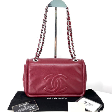 CHANEL キャビア タイムレス CC ロゴ チェーン ショルダーバッグ 159305397 [P]