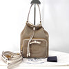 Prada Logo Jacquard Bucket Bag Crossbody 159305614 [P]