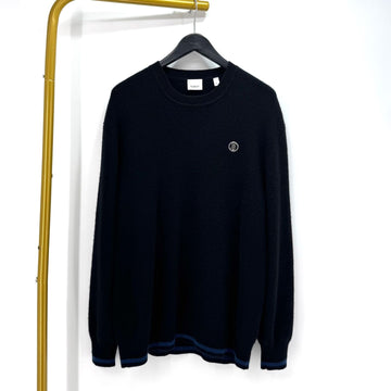 Burberry Cashmere Blend Knit Sweater Black 8041918 159306189 [P]