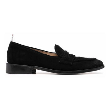 THOM BROWNE Penny Loafer aus Wildleder in Schwarz 03050 001 74953556 [P]