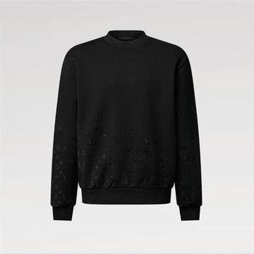 LOUIS VUITTON グラデーションフロックプリントロングスリーブクルーネック1AK7MH 159307674 [P]