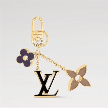 Louis Vuitton Monogram Flower Bag Charm M01652 / Key Holder 159307683 [P]