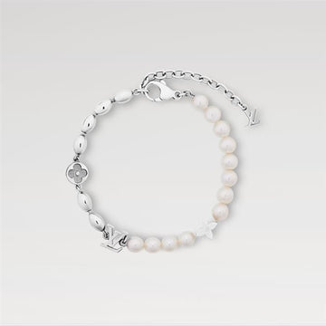 Louis Vuitton Pearls Fusion Bracelet M1556A 159307717 [P]