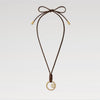 Louis Vuitton Loop Charm Cord Necklace M04102 159307790 [P]
