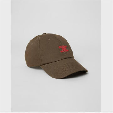 CELINE Triomphe Richelieu Cap - Leichte Baumwolltwill 159307901 [P]