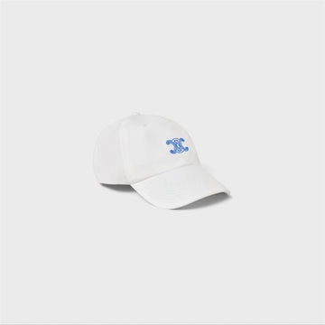 Celine Triomphe Richelieu Cap - Light Cotton Twill AA0IB4Y68 01BC / Hat 159307902 [P]