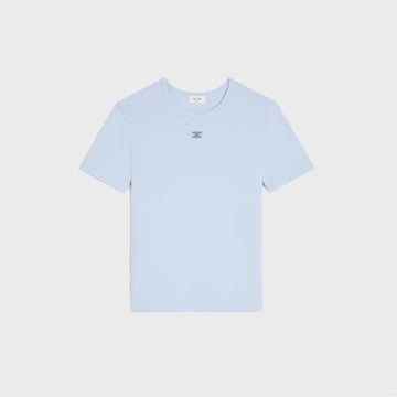 CELINE Triumph T-Shirt RX0M43O24 GLO2 / Damen Rundhals Kurzarmshirt 159307982 [P]