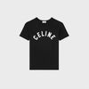 Celine Ribbed Cotton Jersey Round Neck T-Shirt 159307996 [P]