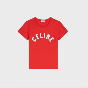 Celine Ribbed Cotton Jersey T-Shirt 159307999 [P]