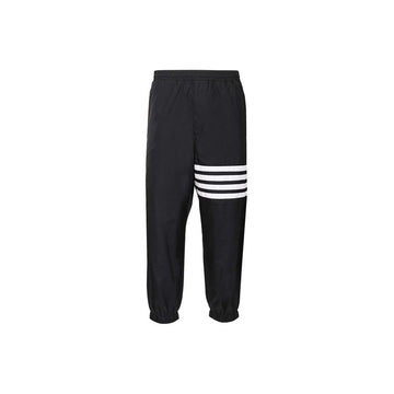 THOM BROWNE Schräg glänzende Ripstop-Trainingshose Schwarz MTU349C F1095 001 159308416 [P]