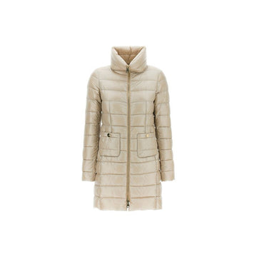 Herno High Neck Light Padding Jacket Beige 159308573 [P]