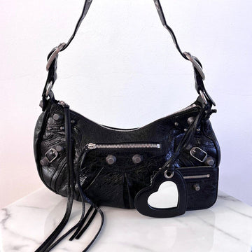 BALENCIAGA レ・カゴール ショルダーバッグ スモール ブラック バッグ 6713071VG9Y1000 159309753 [P]