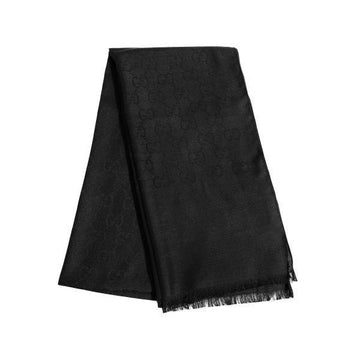 GUCCI ジャカード GG ウール シルク トーン スカーフ 155592480 [P]