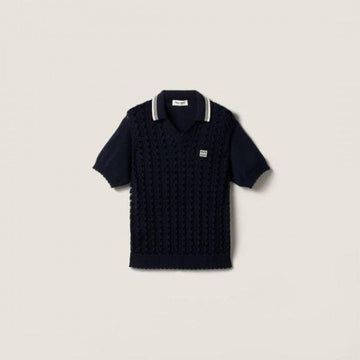 Miu Miu Cotton Crochet Polo 156799884 [P]