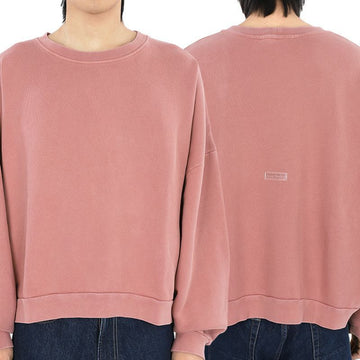 ACNE STUDIOS ガーメントダイコットンメンズトレーナー(ピンク) CI0137 DHU 63502290 [P]