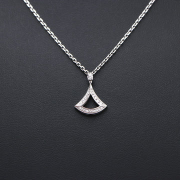 Bulgari White Gold Diva's Dream Full Pavé Necklace 159326923 [P]
