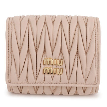 Miu Miu Small Matelassé Nappa Leather Wallet 157855443 [P]