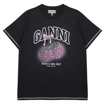 Ganni Raspberry T-Shirt 157855552 [P]
