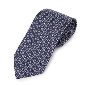 Salvatore Ferragamo Gancini Print Silk Tie 35-1217-001 157855610 [P]