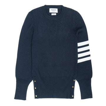 Thom Browne Milano Stitch Fine Merino Wool 4-Bar Crewneck Sweater 59652846 [P]