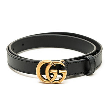 Gucci Women's Marmont Double G Buckle Belt 67190030 [P]