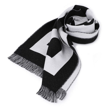 BURBERRY ラフリマ ロゴ ウール ジャカード スカーフ 8054214 72155646 [P]