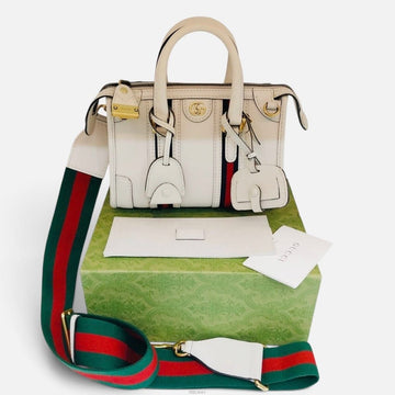 GUCCI 715771 オフィディア バウレット GG キャンバス ウェブ ミニ トートバッグ 159330262 [P]