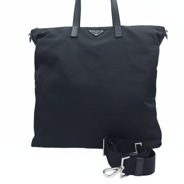Prada Re-Nylon Tessuto Tote Bag Shoulder Bag Crossbody Triangle Logo Black 2VG905 159344686 [P]