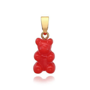 Crystal Haze Jewelry Nostalgia Bear-Sangria-Classic Connector 40948768 [P]
