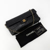 CHANEL Lammleder Schokoladenbarde Schultertasche 159350247 [P]